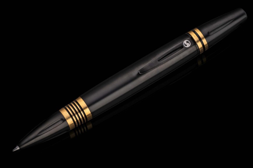 William Henry Classic Executive Pen  The Caribe Features A Barrel Sculpted And Hand-Finished From Titanium